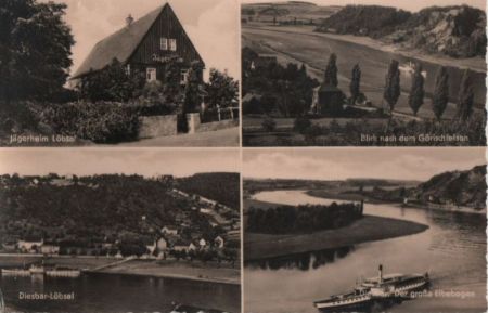 Diera-Zehren, Löbsal - u.a. Jägerheim - 1960 Diera-Zehren, Löbsal - u.a. Jägerheim - 1960