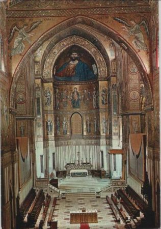 Italien - Monreale - Cattedrale-Interno - 1971 Italien - Monreale - Cattedrale-Interno - 1971