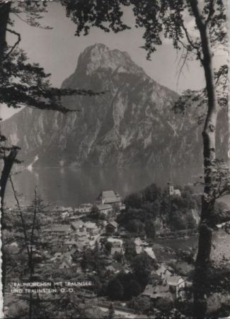 Österreich - Traunkirchen - mit Traunsee - 1958 Österreich - Traunkirchen - mit Traunsee - 1958
