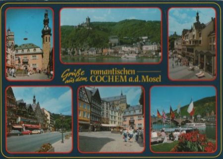 Cochem - 6 Teilbilder - 1990 Cochem - 6 Teilbilder - 1990