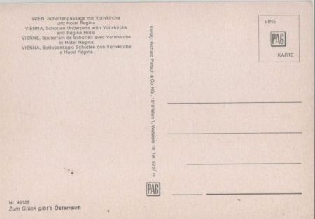 Wien - Österreich - Schottenpassage