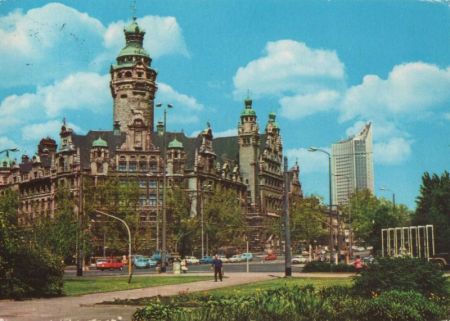 Leipzig - Neues Rathaus - 1985 Leipzig - Neues Rathaus - 1985