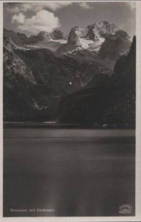 Österreich - Gosausee - mit Dachstein - 1930 Österreich - Gosausee - mit Dachstein - 1930