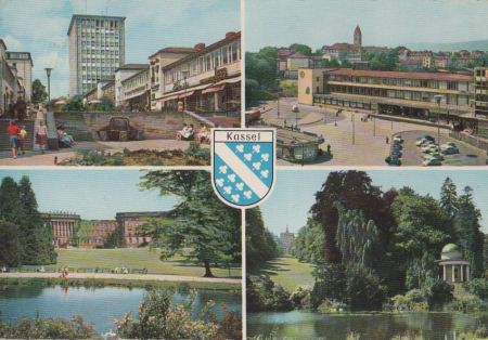 Kassel - 4 Teilbilder - 1960 Kassel - 4 Teilbilder - 1960
