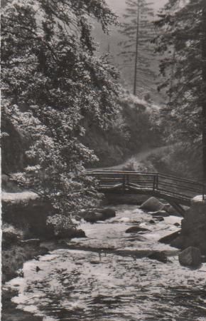 Altenau - Okertal Harz - Inselbrücke - 1962 Altenau - Okertal Harz - Inselbrücke - 1962