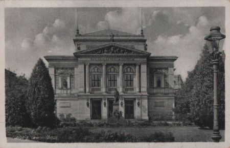 Leipzig - Gewandhaus - ca. 1950 Leipzig - Gewandhaus - ca. 1950