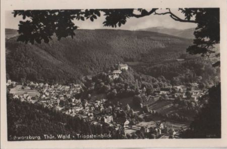 Schwarzburg - Trippsteinblick - ca. 1960 Schwarzburg - Trippsteinblick - ca. 1960
