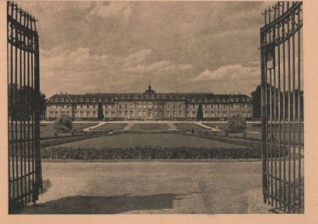 Ludwigsburg - Südseite Schloß - ca. 1950 Ludwigsburg - Südseite Schloß - ca. 1950