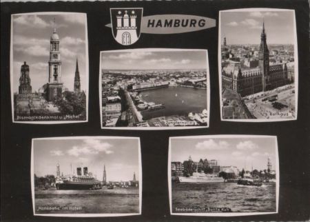 Hamburg - u.a. Hanseatic im Hafen - ca. 1960 Hamburg - u.a. Hanseatic im Hafen - ca. 1960