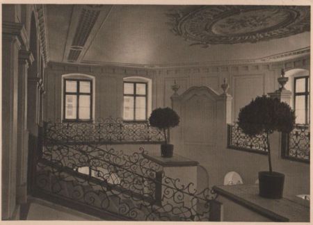 Sankt Blasien - Kolleg, Haupttreppenhaus - ca. 1950 Sankt Blasien - Kolleg, Haupttreppenhaus - ca. 1950