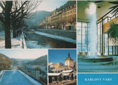 Tschechien - Karlovy Vary - Karlsbad - 4 Teilbilder - ca. 1980 Tschechien - Karlovy Vary - Karlsbad - 4 Teilbilder - ca. 1980