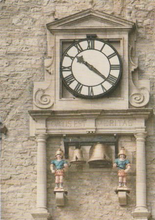 Großbritannien - Oxford - Carfax Tower Clock - ca. 1975 Großbritannien - Oxford - Carfax Tower Clock - ca. 1975