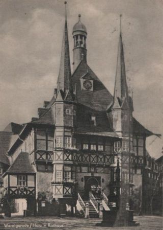 Wernigerode - Rathaus - 1964 Wernigerode - Rathaus - 1964