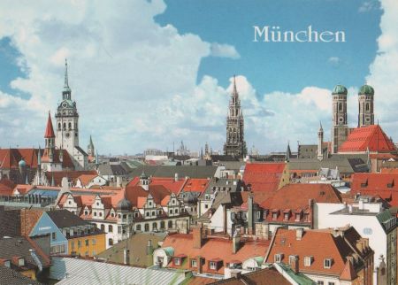 München - Altstadt mit Peterskirche - ca. 1985 München - Altstadt mit Peterskirche - ca. 1985