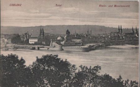 Coblenz - Koblenz - Rhein- und Moselansicht - ca. 1935 Coblenz - Koblenz - Rhein- und Moselansicht - ca. 1935