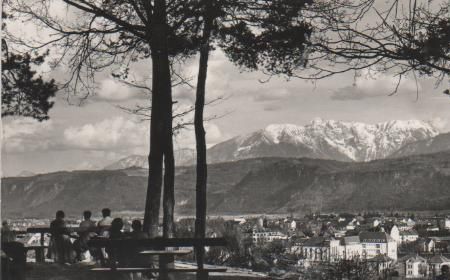 Österreich - Klagenfurt vom Karawanenblick - 1962 Österreich - Klagenfurt vom Karawanenblick - 1962