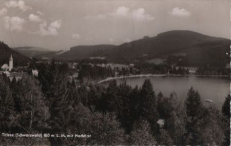 Titisee - mit Hochfist - 1956 Titisee - mit Hochfist - 1956