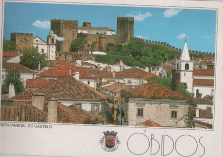 Portugal - Obidos - Vista parcial do Castelo - 1996 Portugal - Obidos - Vista parcial do Castelo - 1996