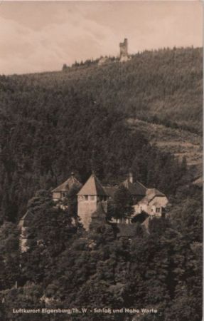 Elgersburg - Schloß und Hohe Warte - ca. 1965 Elgersburg - Schloß und Hohe Warte - ca. 1965