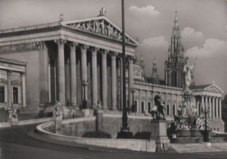 Österreich - Wien - Parlament - 1956 Österreich - Wien - Parlament - 1956