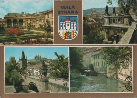 Tschechien - Prag, Mala Strana - mit 4 Bildern - 1986 Tschechien - Prag, Mala Strana - mit 4 Bildern - 1986