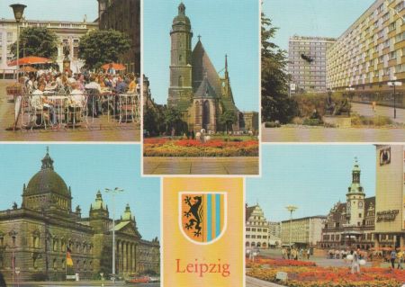 Leipzig - u.a. Pelzzentrim - 1988 Leipzig - u.a. Pelzzentrim - 1988