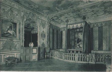 Oberschleißheim, Schloss Schleißheim - Schlafzimmer Kaiser Karl VII. - ca. 1935 Oberschleißheim, Schloss Schleißheim - Schlafzimmer Kaiser Karl VII. - ca. 1935