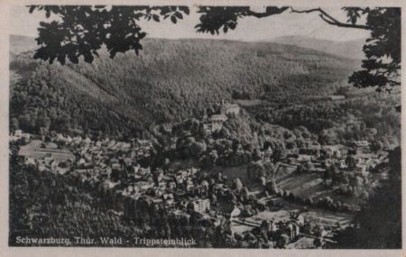 Schwarzburg - Trippsteinblick - 1955 Schwarzburg - Trippsteinblick - 1955