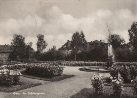 Gera - Dahliengarten - 1971 Gera - Dahliengarten - 1971