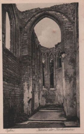 Kurort Oybin - Inneres der Kirchenruine - 1926 Kurort Oybin - Inneres der Kirchenruine - 1926