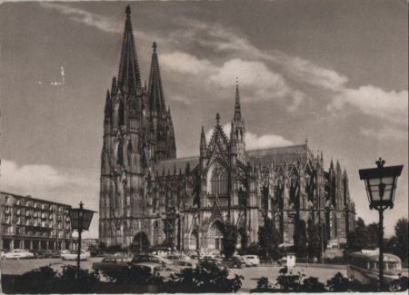 Köln - Dom, Südseite - 1959 Köln - Dom, Südseite - 1959