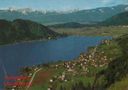 Österreich - Sattendorf - mit Julische Alpen - ca. 1985 Österreich - Sattendorf - mit Julische Alpen - ca. 1985