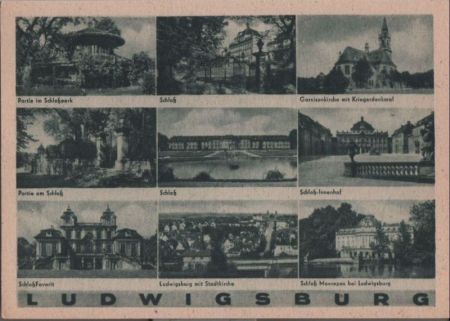 Ludwigsburg - u.a. Monrepos - ca. 1950 Ludwigsburg - u.a. Monrepos - ca. 1950