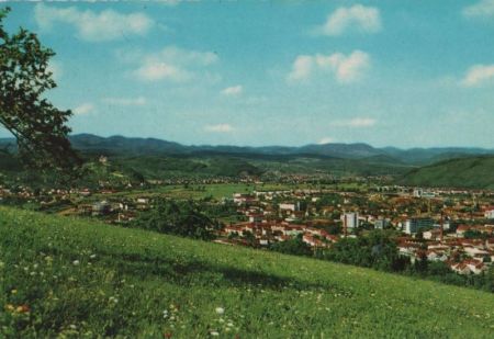 Lörrach - Blick ins Wiesental - 1970 Lörrach - Blick ins Wiesental - 1970