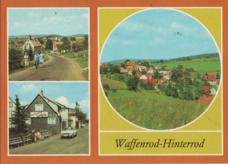 Eisfeld-Waffenrod - Hinterrod, u.a. Teilansicht - 1982 Eisfeld-Waffenrod - Hinterrod, u.a. Teilansicht - 1982