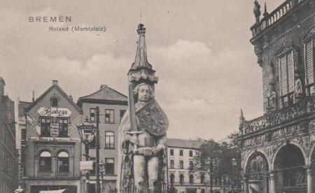 Bremen - Roland Marktplatz - ca. 1910 Bremen - Roland Marktplatz - ca. 1910
