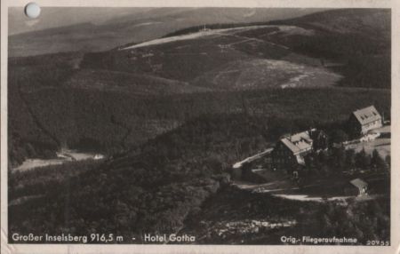 Inselsberg - Hotel Gotha - 1939 Inselsberg - Hotel Gotha - 1939
