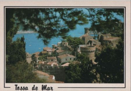 Spanien - Tossa de Mar - Villa Vella - ca. 1985 Spanien - Tossa de Mar - Villa Vella - ca. 1985