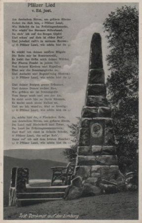 Bad Dürkheim, Kloster Limburg - Jost-Denkmal - ca. 1955 Bad Dürkheim, Kloster Limburg - Jost-Denkmal - ca. 1955