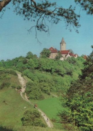 Kahla - Blick zur Leuchtenburg - 1990 Kahla - Blick zur Leuchtenburg - 1990