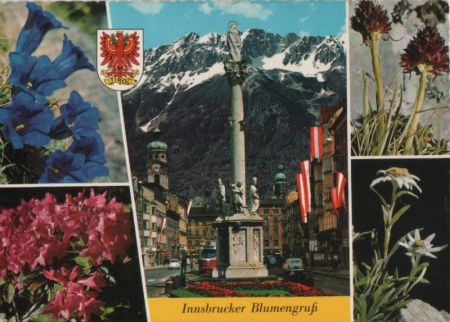 Österreich - Innsbruck - Blumengruß - 1969 Österreich - Innsbruck - Blumengruß - 1969