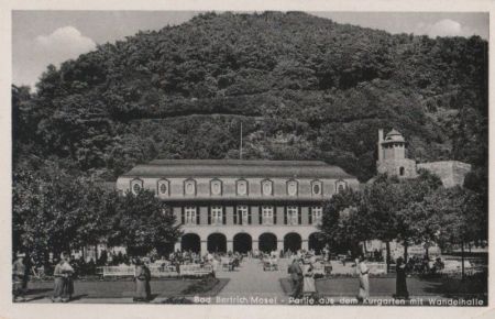 Bad Bertrich - Partie aus dem Kurgarten - ca. 1950 Bad Bertrich - Partie aus dem Kurgarten - ca. 1950