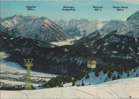 Österreich - Reutte - Reuttener Bergbahn - ca. 1980 Österreich - Reutte - Reuttener Bergbahn - ca. 1980