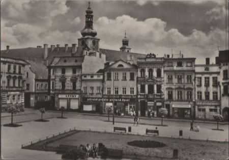 Tschechien - Broumov - Mirove namesti - ca. 1965 Tschechien - Broumov - Mirove namesti - ca. 1965