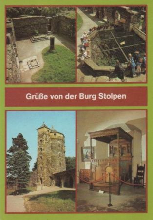 Stolpen - Burg, u.a. Brunnen - 1987 Stolpen - Burg, u.a. Brunnen - 1987