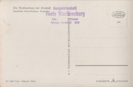 Arnstadt - Wachsenburg Arnstadt - Wachsenburg