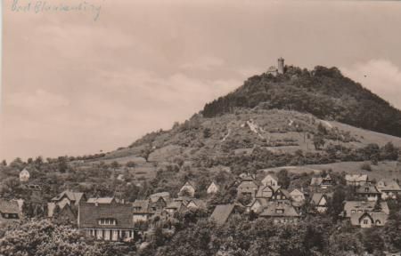 Bad Blankenburg - Burgruine Greifenstein - 1962 Bad Blankenburg - Burgruine Greifenstein - 1962