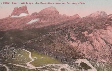 Österreich - Tirol - Windungen der Dolomoten-Straße - ca. 1935 Österreich - Tirol - Windungen der Dolomoten-Straße - ca. 1935