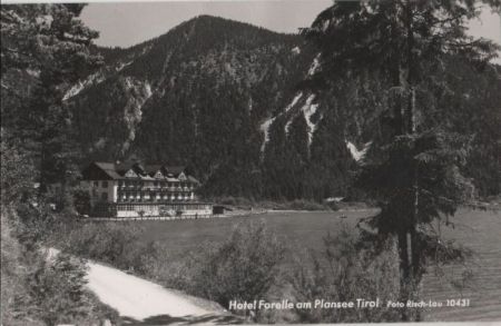 Österreich - Plansee - Hotel Forelle - ca. 1960 Österreich - Plansee - Hotel Forelle - ca. 1960