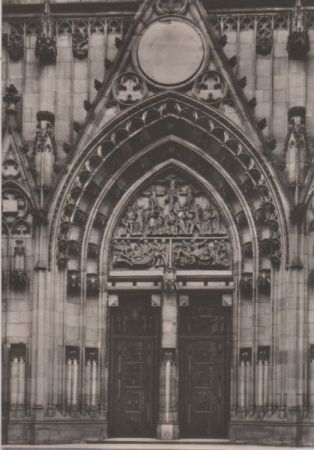 Tschechien - Prag - Praha - Veitsdom, Westportal - 1979 Tschechien - Prag - Praha - Veitsdom, Westportal - 1979
